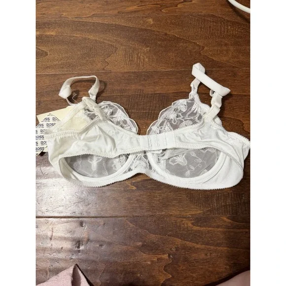 Christian Dior Vintage 1980s Lace Bra 34C NOS NWT Deadstock Ivory - Picture 8 of 8
